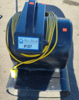 All Star Namco Centrifical Air Mover Model WT3SPD-W. Powers on