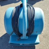 Drieaz Sahara Centrifugal Air Mover powers on