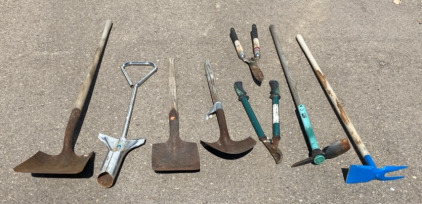 (8) Assorted Yard Tools