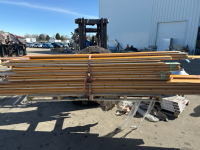 Beautiful Tongue and Groove Stained Hardwood Flooring, Over 200 Board Feet, Various Lengths, 12, 10 & 8FT