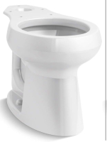 Kohler Comfort Height Round White Front Bowl - 2