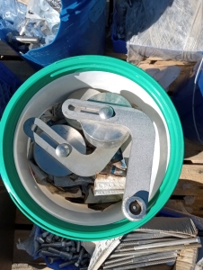 Assorted Hardware including Bolts Nuts Stainless Steel Rollers &More