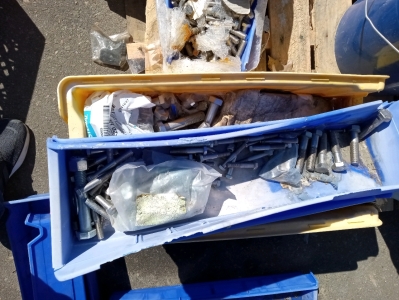 Assorted Hardware including Nuts Bolts Washers & More Various Sizes and Lenghts