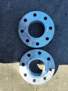 (2) 8 Hole Stainless Steel Flanges