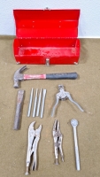 (1) Torque Wrench, (2) Smaller Pipe Wrenches 10" & 8", (1) Small Toolbox & More - 5