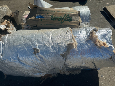 (3) Rolls of Insulation, Various Sizes