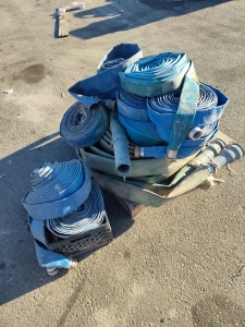Several Feet of 2",3",4" Discharge Poly Water Hoses