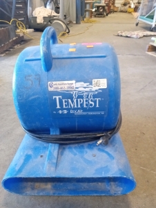 Blue tempest dry air fan