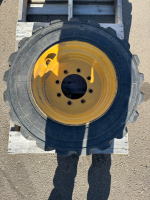 (2)Tubeless Skid Steer Tire 10-16.5 N.H.S - Rim 8.25