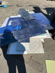 Pallet of Assorted Partial Plexiglass