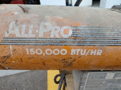 All Pro Propane Heater 150,000 Btu