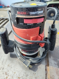 Craftsman Router 25000 Rpm 100%Ball Bearings powers on