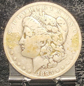 1883 Morgan Silver Dollar, "O" Mint Stamp- Authentication Unavailable