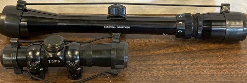 Bushnell Sportview Rifle Scooe 3x-9x 40mm & Small Riflescope 2.5x18