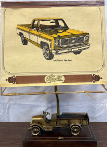 Vintage Chevrolet Table Lamp