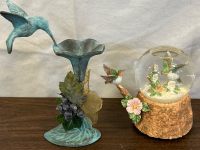 Bird Knick Knacks & Crystal Dolphin Figurine - 3