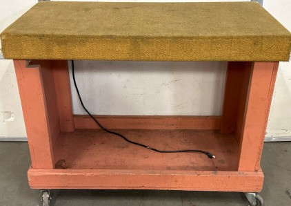Rolling Workbench w/ Power Strip Mounted On The Back (48&rdquo;x24&rdquo;x38&rdquo;)