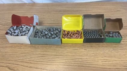Multiple Size Cast Bullets, Lead Balls, Speer Grain Bullets