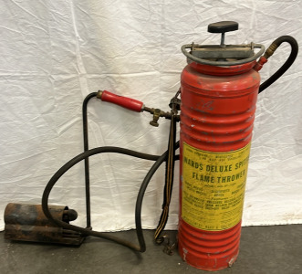 Vintage Wards Deluxe Spitfire Flame Thrower