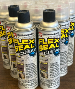 (9) Brand New! Flex Seal &ldquo;Clear&rdquo;-14 Oz Cans