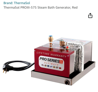 Thermasol Steam Bath Generator
