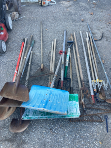 Pallet of Various Yard Tools