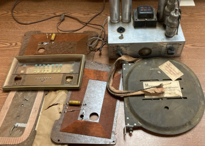 Vintage Tube Amplifier, Sylvania Radio Parts & More