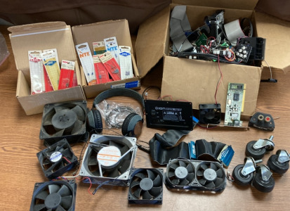 Various Electronic Parts-House Party, ASUS,RCA,Jamicon &More