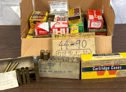 Small Box Of Various Reloads w/ Some Brass For Crafting Reloads
