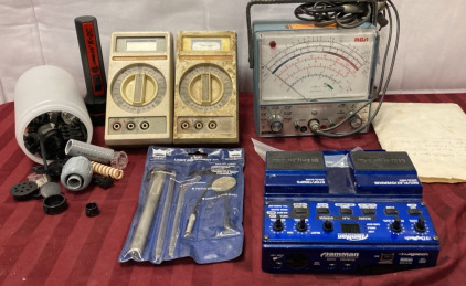 JamMan, RCA Master Voltohmyst, Beckman Tech300