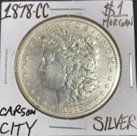 1878-CC Carson City Silver Morgan Dollar