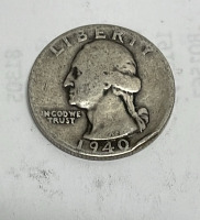 (2) Washington 90% Silver Quarters Dated 1940/1941 - 2