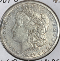 1887-S Silver Morgan Dollar - 3