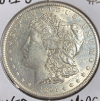 1891-S Silver Morgan Dollar - 3