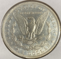 1893 Silver Morgan Dollar - 2