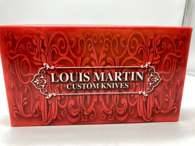 Louis Martin Custom Pocket Knife W/ Sheath