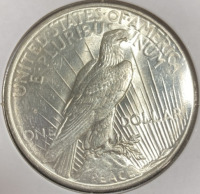 1926-D Mint Error Silver Peace Dollar - 2