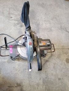 Craftsman 10"miter saw good working order with catch bag assembled