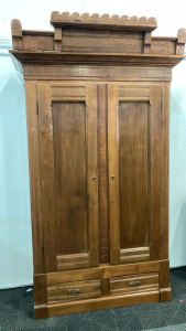 Antique Wood Armoire