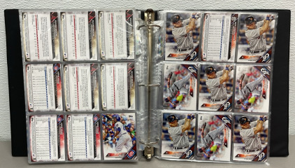 (400) 2016 MLB Topps Collectible Baseball Cards Named To Adrian Gonzalez, Justin Verlander, Miguel Cabrera And Others W/ Binder