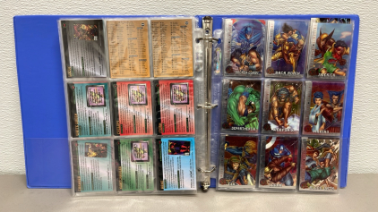 (180+) 1995 Fleer Ultra X-Men Collectible Cards Named To Jugar Man, Maverick, Jauron, Raza And Others W/ Binder