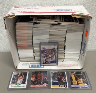 (800+) Variety Of NBA Collectible Basketball Cards Named To Larry Bird, Scottie Pippen, Charles Barkley, James Worthy And Many More