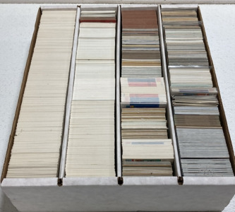 13.5&rdquo; x 11.5&rdquo; Box of Assorted Baseball Cards