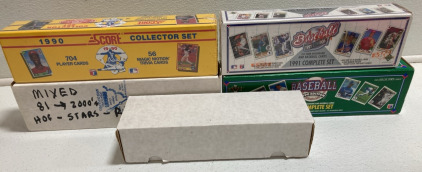 (5) Boxes of Assorted Baseball Cards - (2) Still Sealed