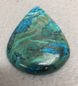 (1) 42.75 CT Natural Blue Green Shattuckite Chrysocolla Gemstone Top Quality Cabochon