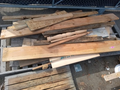 Assorted wood varying sizes 8ft to 32" good condition