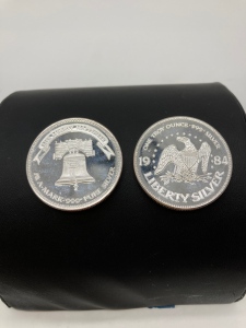 (2) One Troy Ounce .999 Silver Rounds