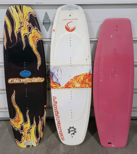 (1) Blindside Wakeboard (1) Liquid Force Wakeboard & (1) Pink Wakeboard