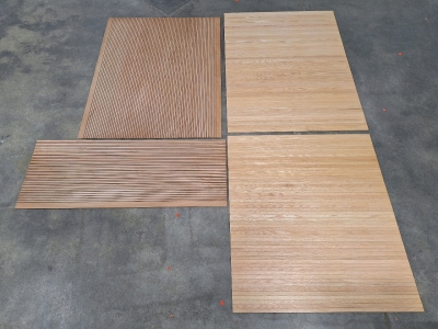 (4) Tambour Door Pieces