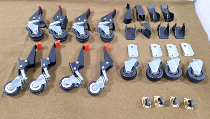 (16) Assorted Castor Wheels